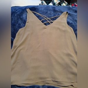 Express Brown Tank Top
